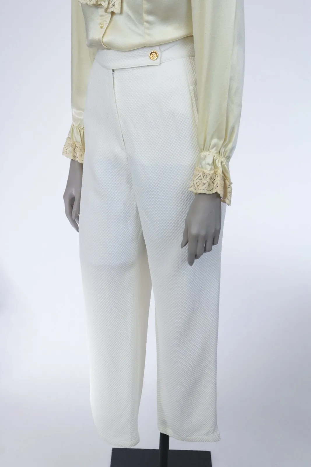1990s Sonia Rykiel Waffle Weave Pants