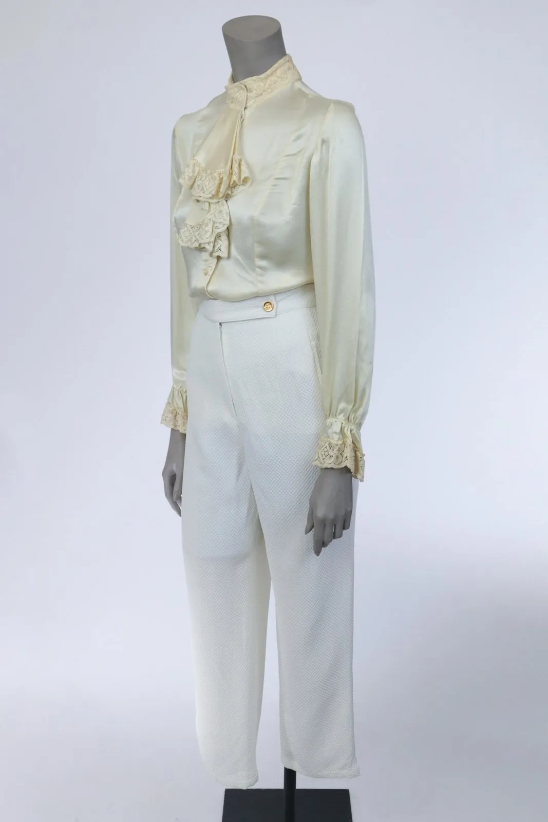 1990s Sonia Rykiel Waffle Weave Pants