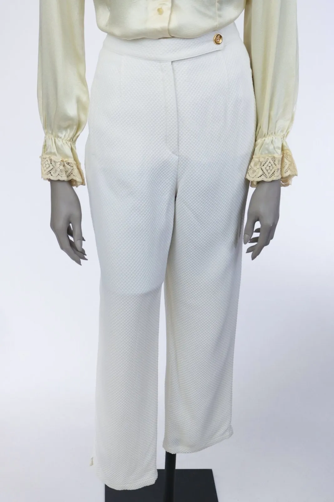 1990s Sonia Rykiel Waffle Weave Pants