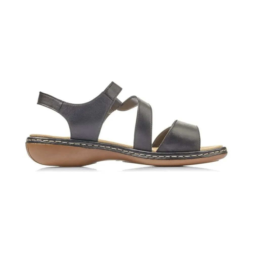 659C7 Regina Sandal - Black