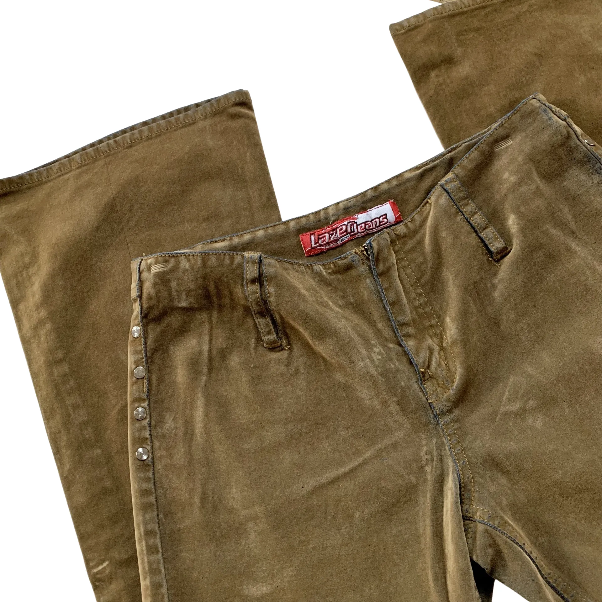 90s Velvet Lazer Jeans (S)
