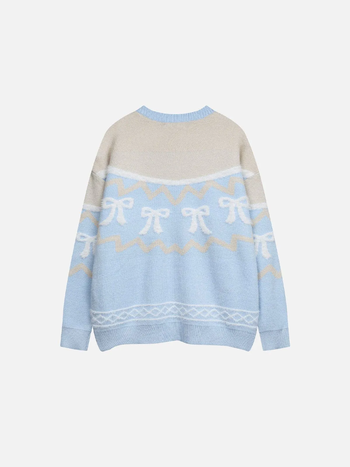 Aelfric Eden Color Blocking Bow Cardigan