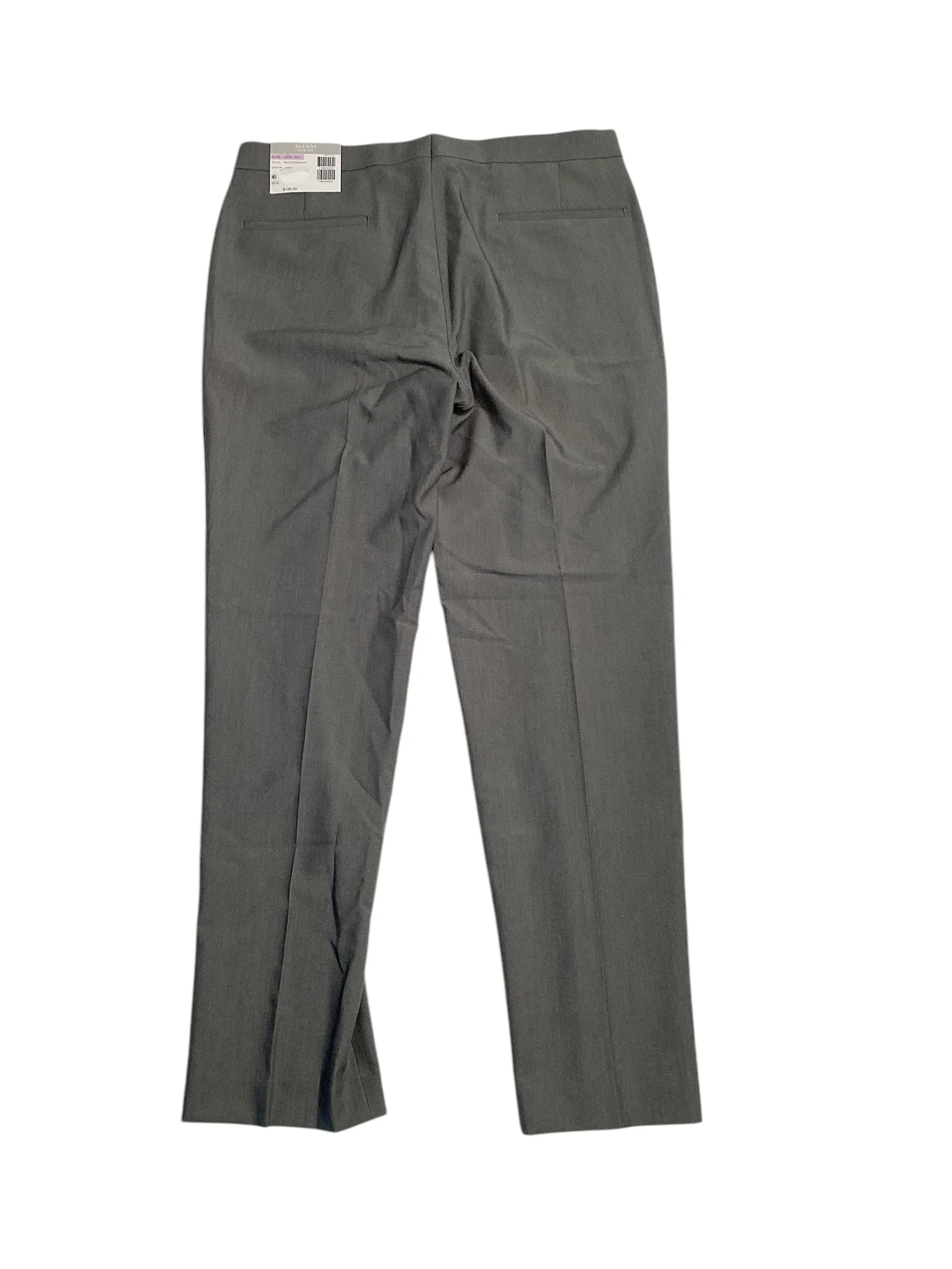 Alfani Mens Slim-Fit Stretch Tuxedo Dress Pants Grey 32 x 30