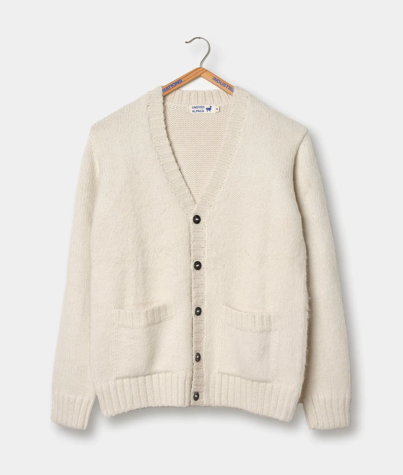 Alpaca Hand-Knit Cardigan