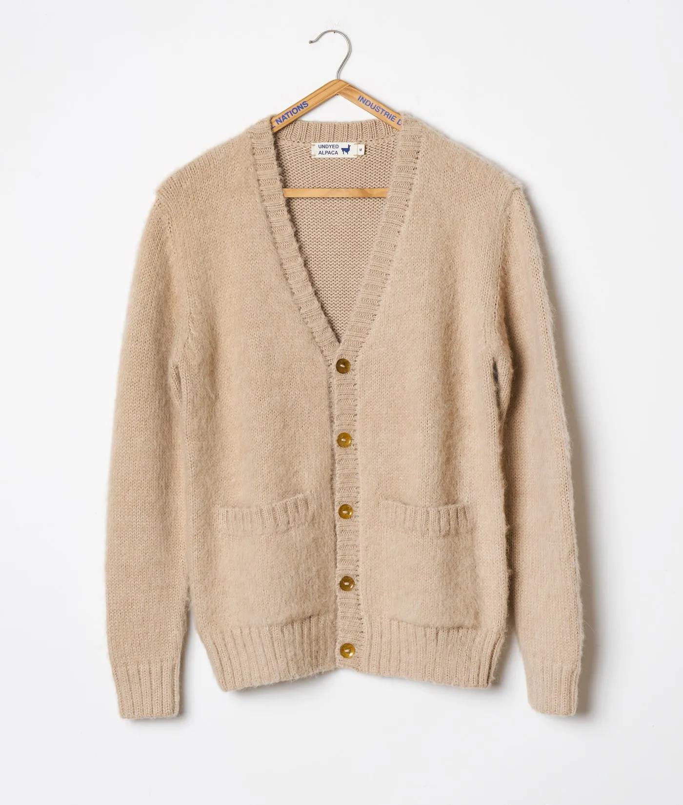 Alpaca Hand-Knit Cardigan