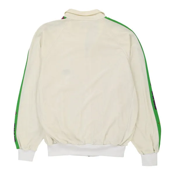 Arena Track Jacket - Medium Cream Polyester