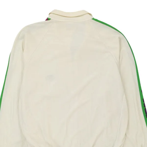 Arena Track Jacket - Medium Cream Polyester