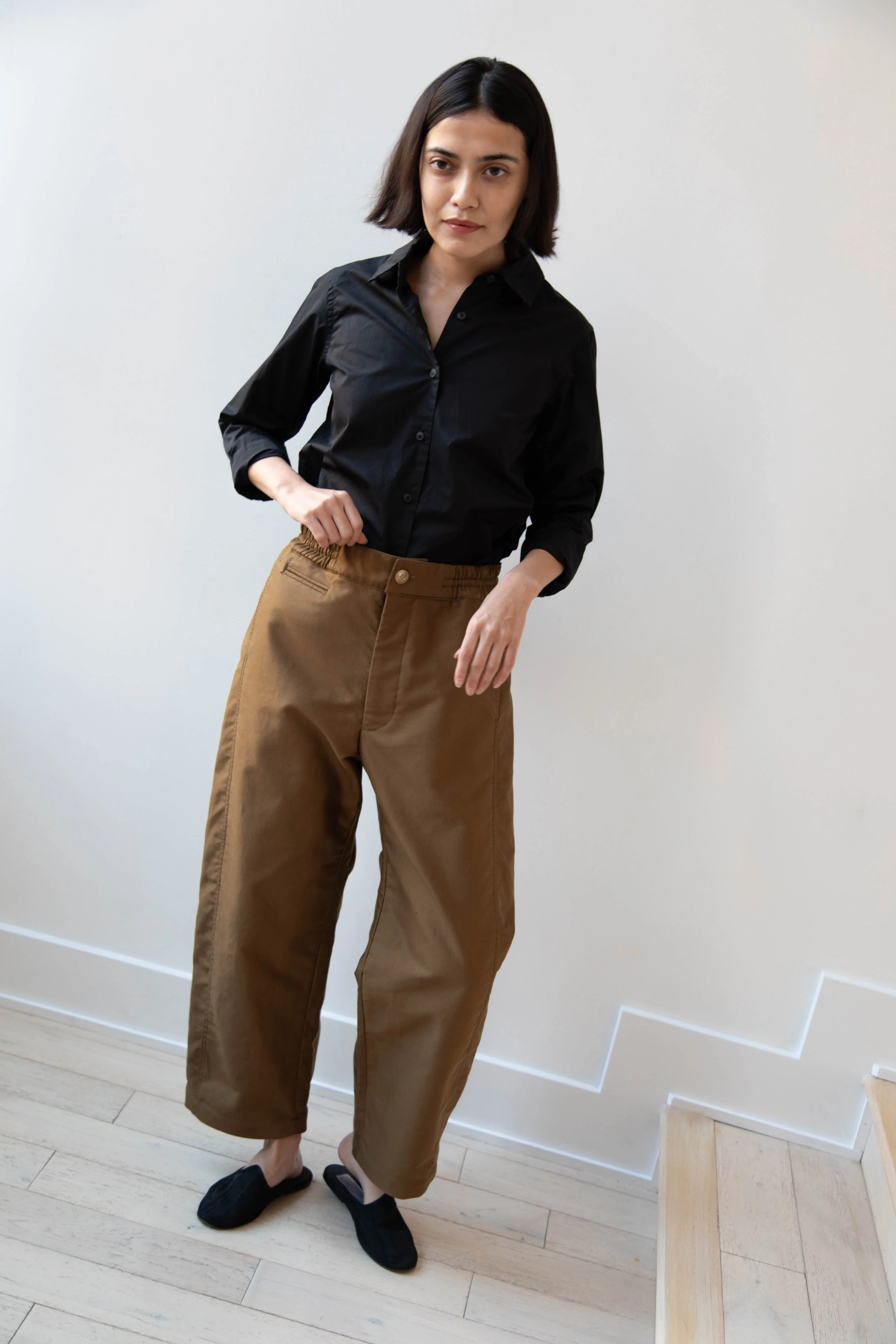 Aseedonclöud | Forest Prophet Trousers in Khaki Moleskin
