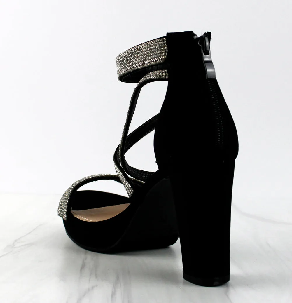 Asia 66 Women's Cross Strapped Platform Heeled Sandals