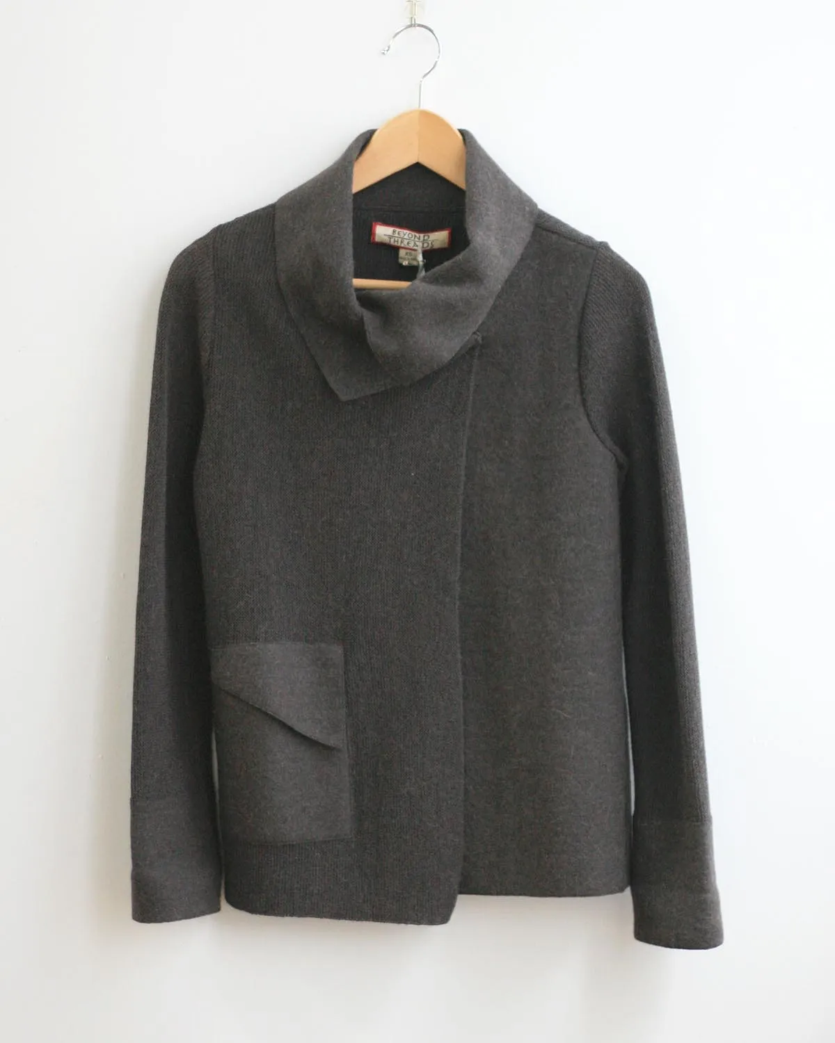 Asymmetric Alpaca Cardigan in Discontinued Colors