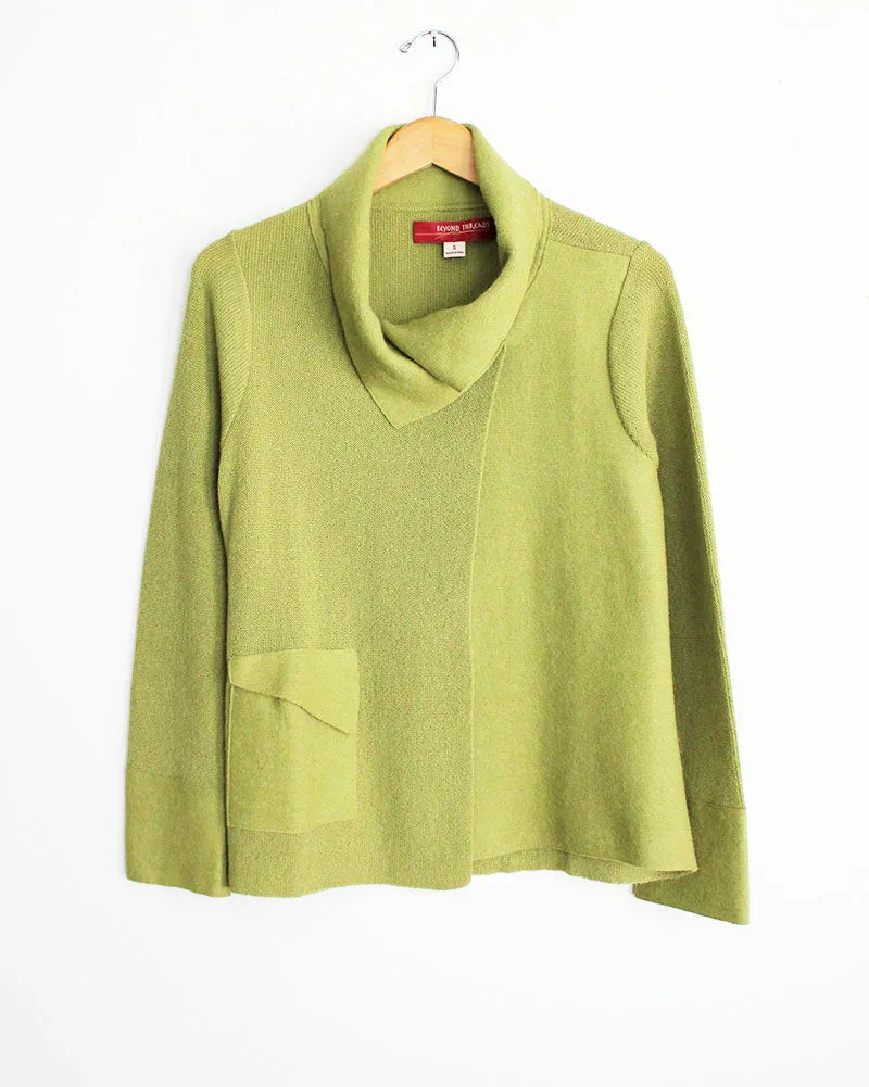 Asymmetric Alpaca Cardigan in Discontinued Colors