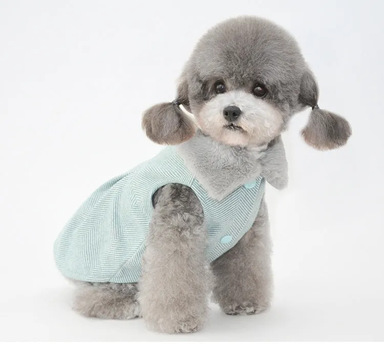Autumn and Winter Pet Winter Clothing Cotton Coat Warm Cat Clothes