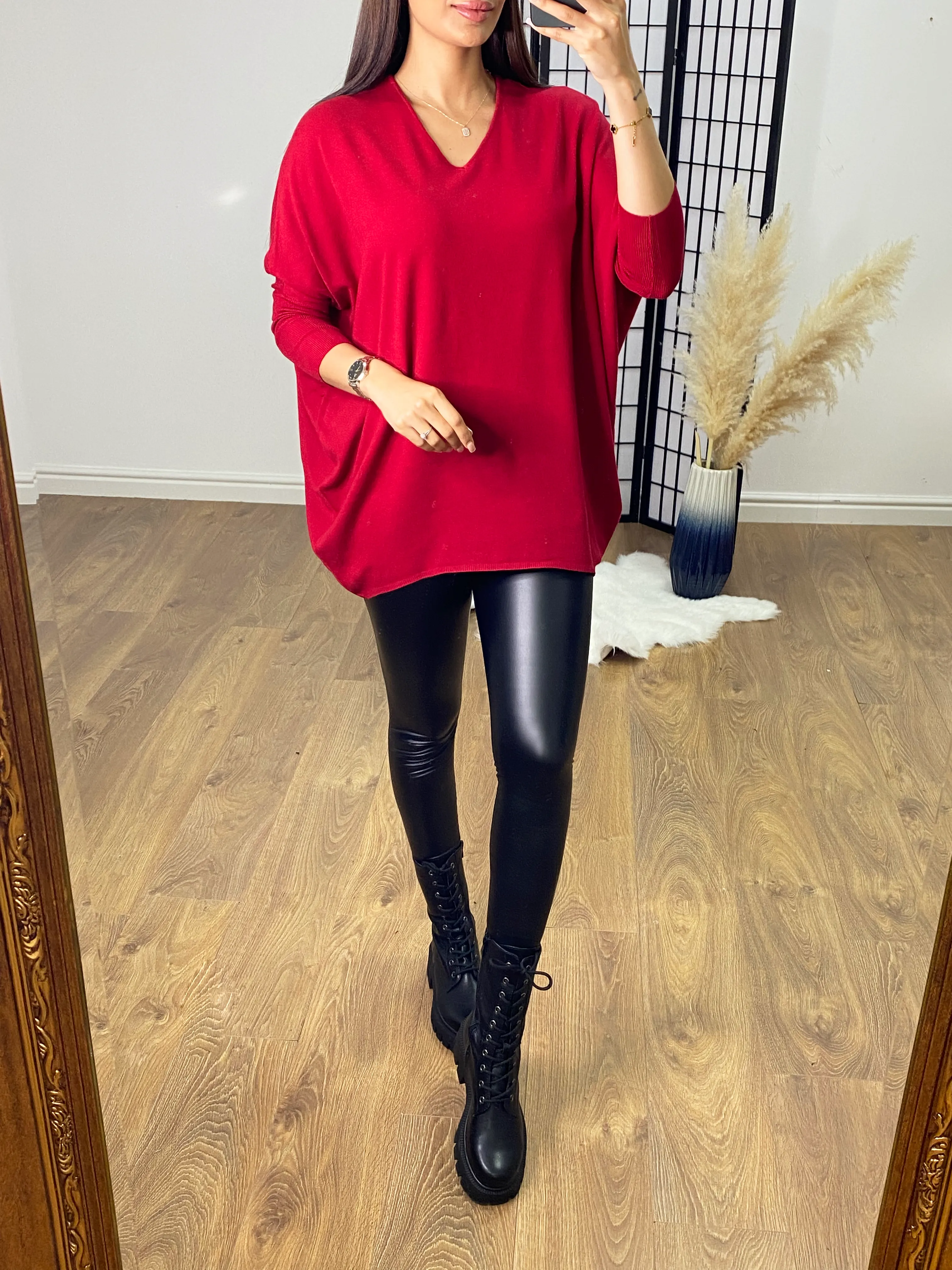 Aylin Beaded Bow Back Jumper