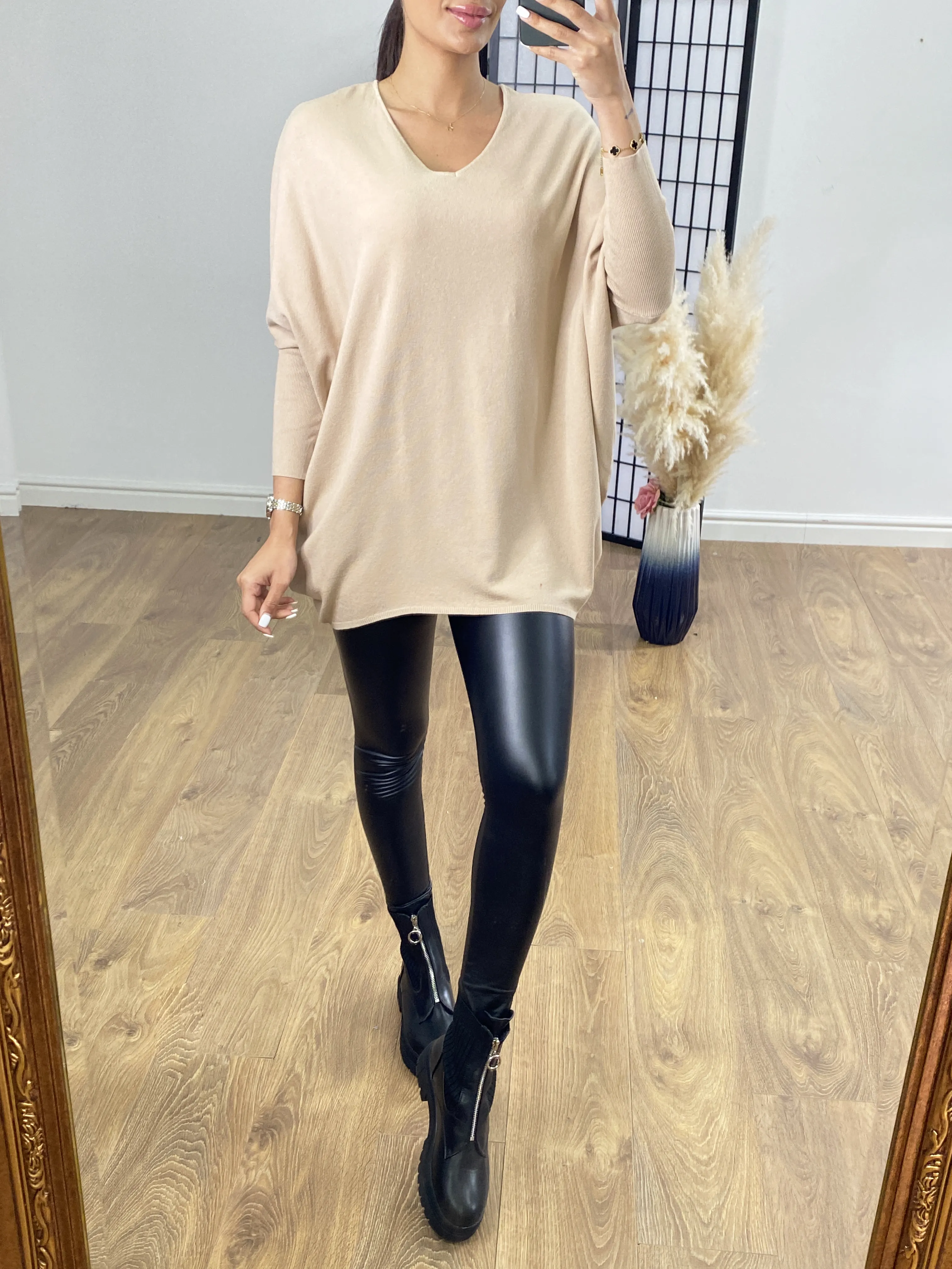 Aylin Beaded Bow Back Jumper