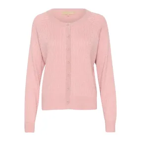 Balu Annemarie Cable Cardigan Pale Mauve Melange