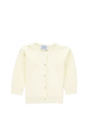 Basic Infant Cardigan - Ivory