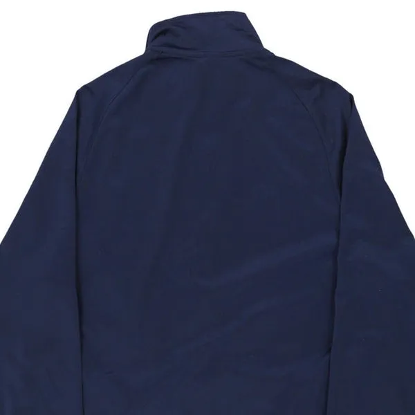 Bell-Jeff Track Nike Track Jacket - Medium Navy Polyester