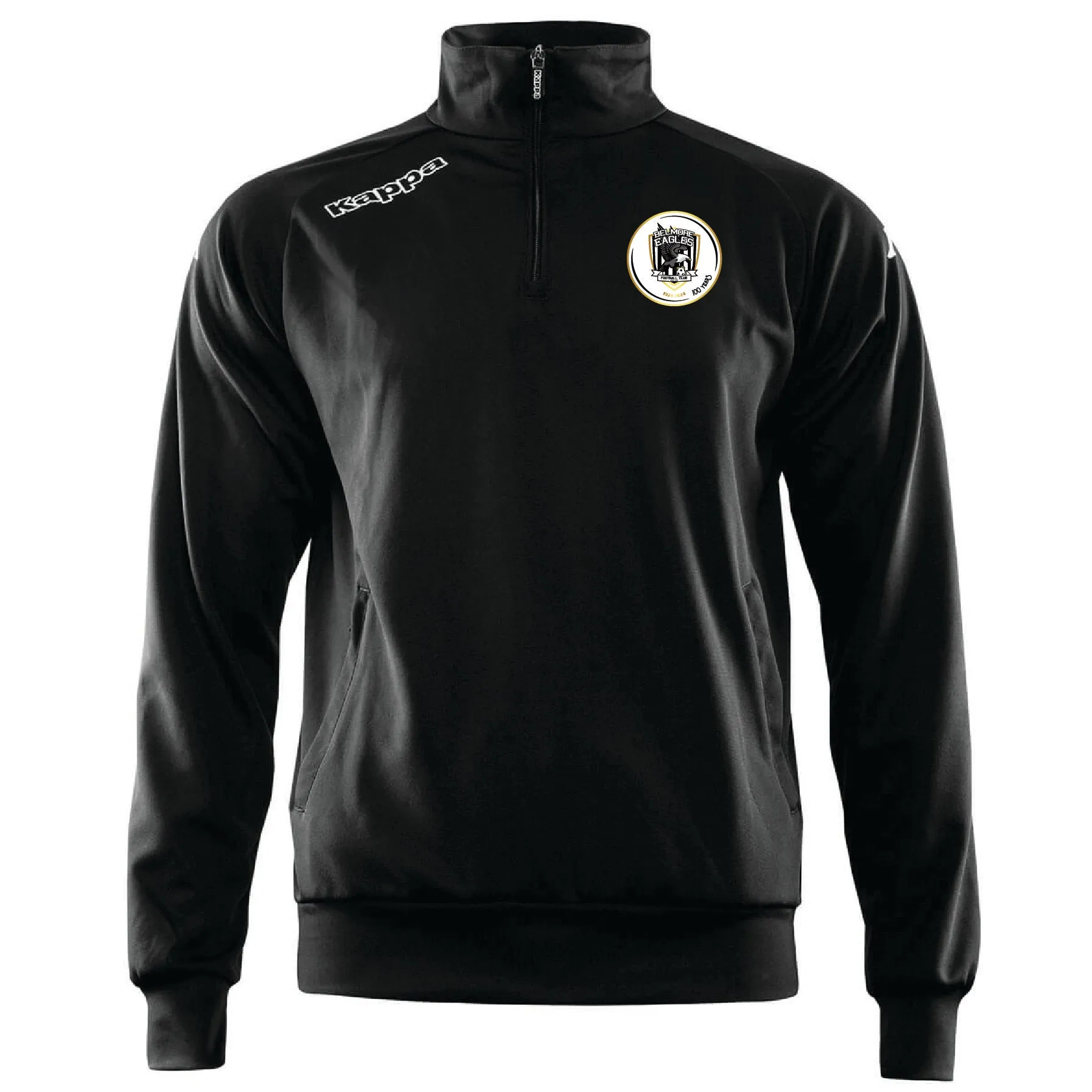 Belmore Eagles - Track Jacket 1/4 Zip - Black