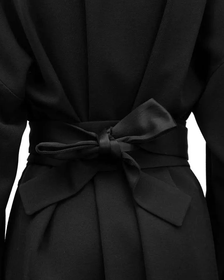 Black Kimono Style Ensemble