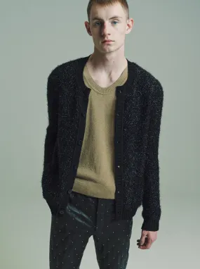 Black Lurex Cardigan