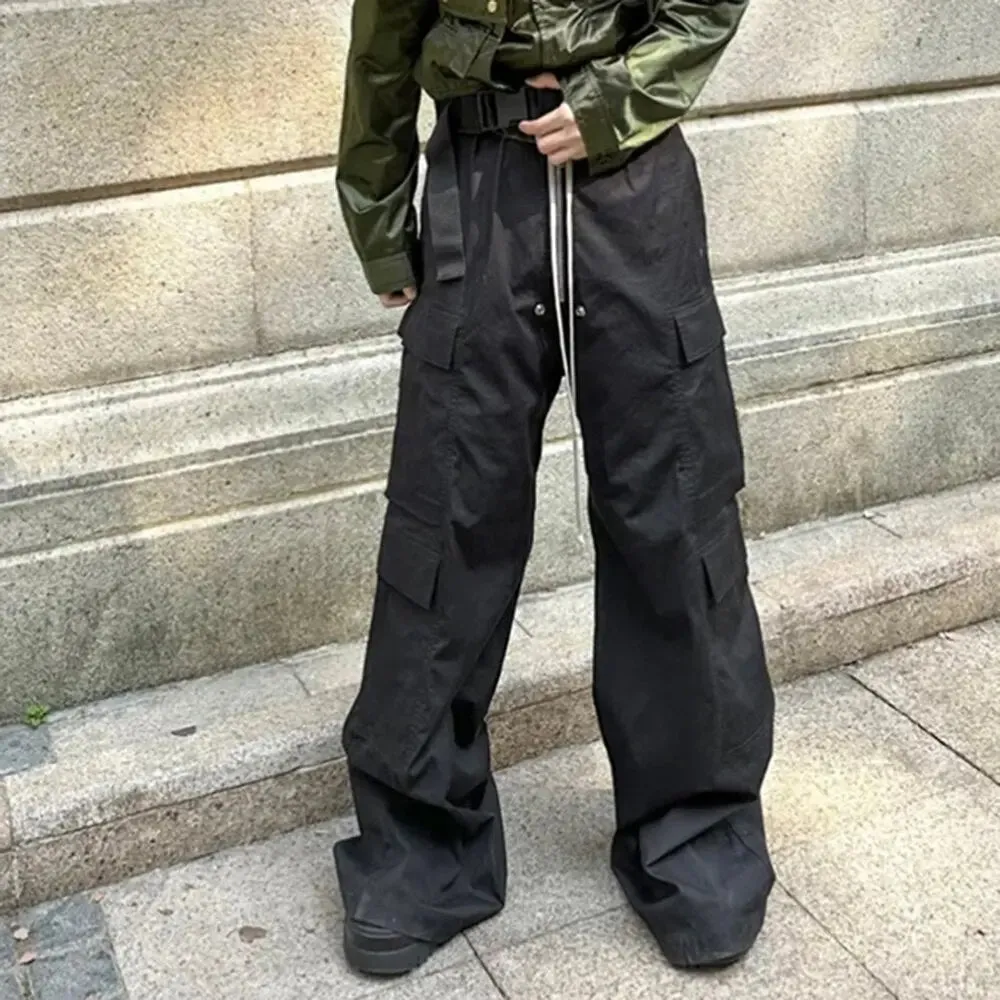 Black Parachute Wide Legs Pant