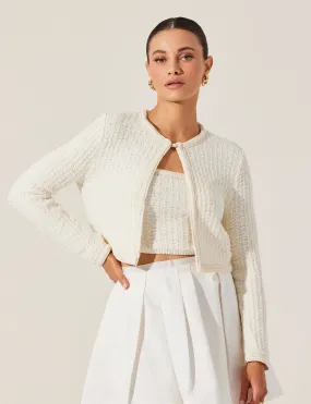 Blaise Cardigan, Cream