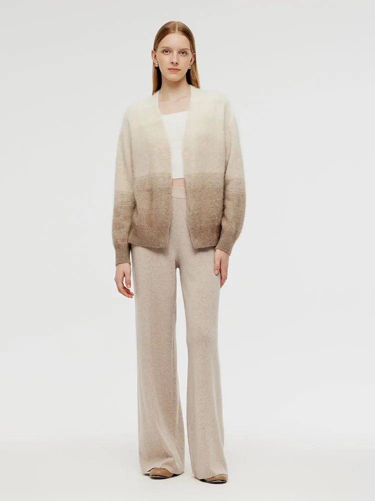 Brushed Cashmere Gradient Women Cardigan