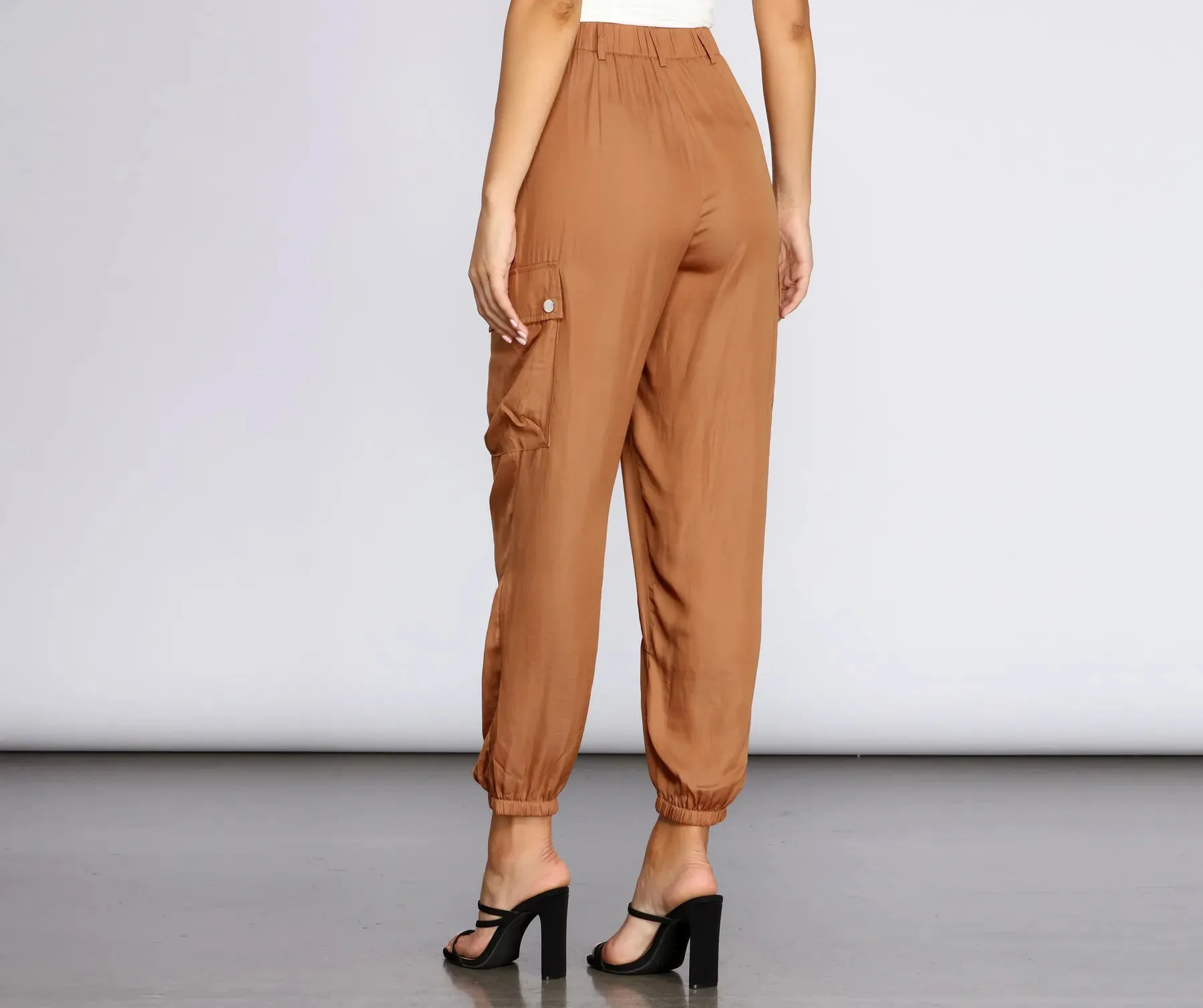 Button Down Cargo Pants