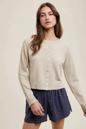 BUTTON-UP CARDIGAN