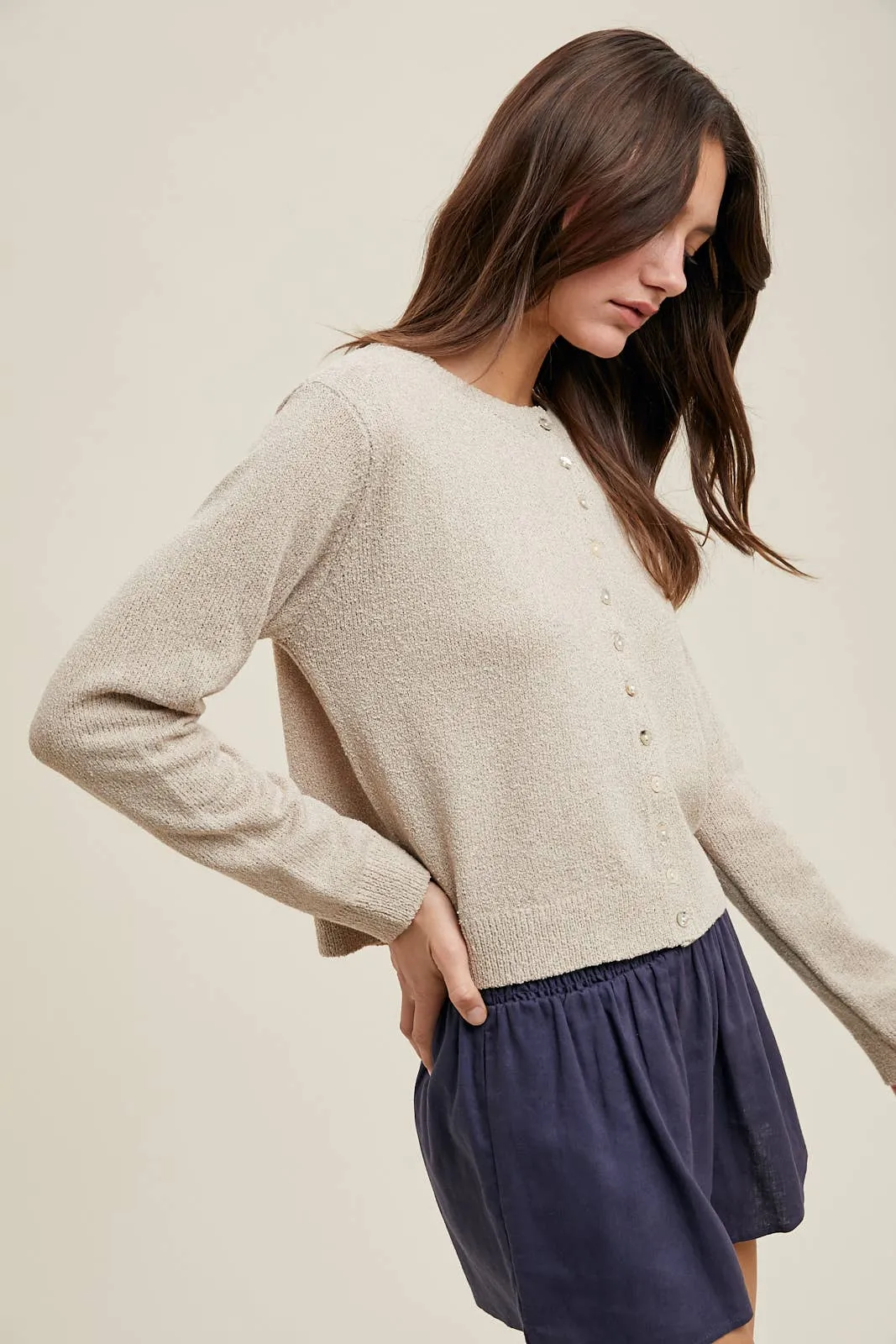 BUTTON-UP CARDIGAN