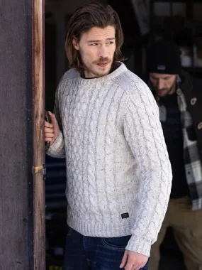Cable-Knit Pullover Grayslake
