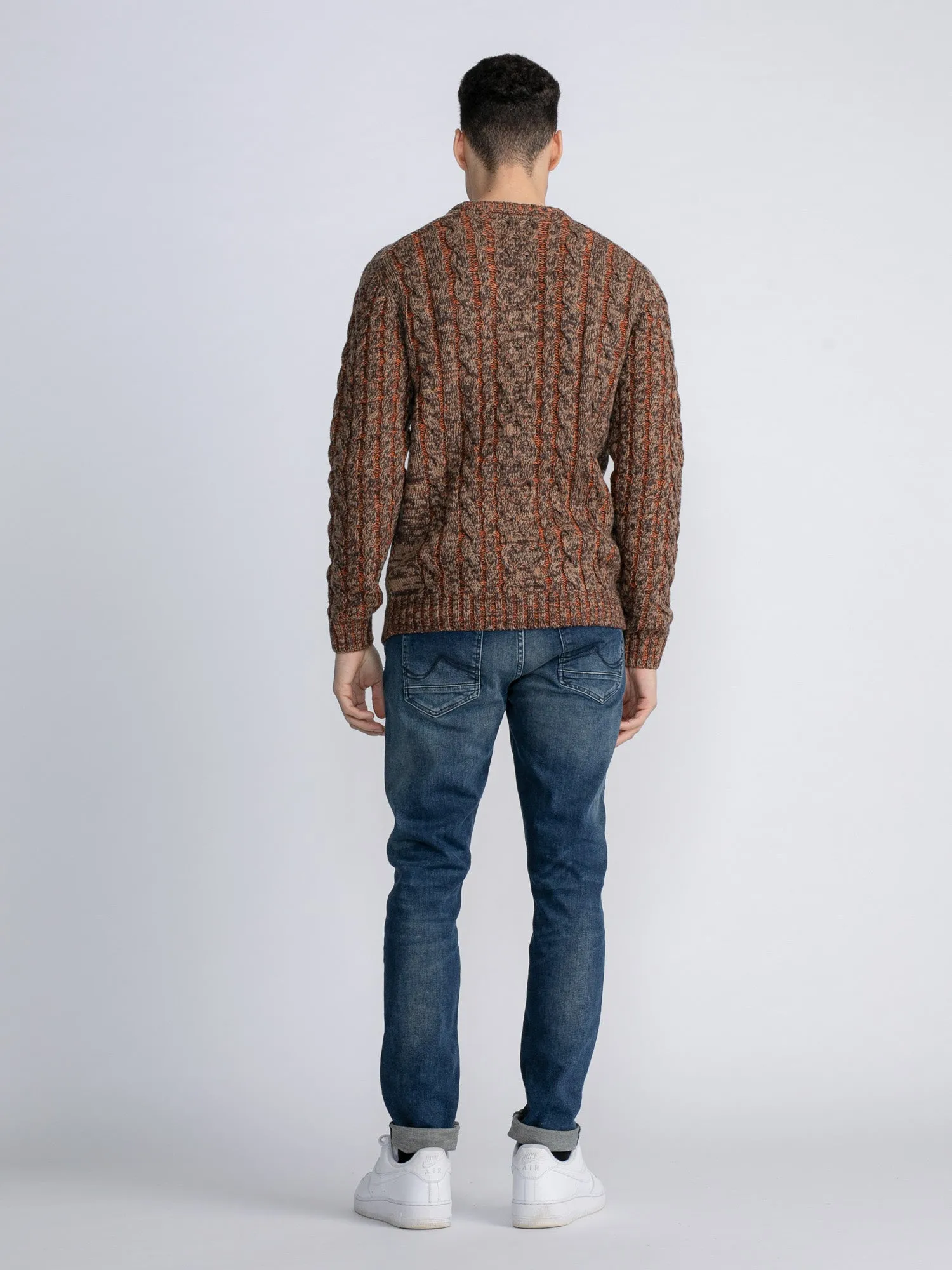 Cable-Knit Pullover Grayslake