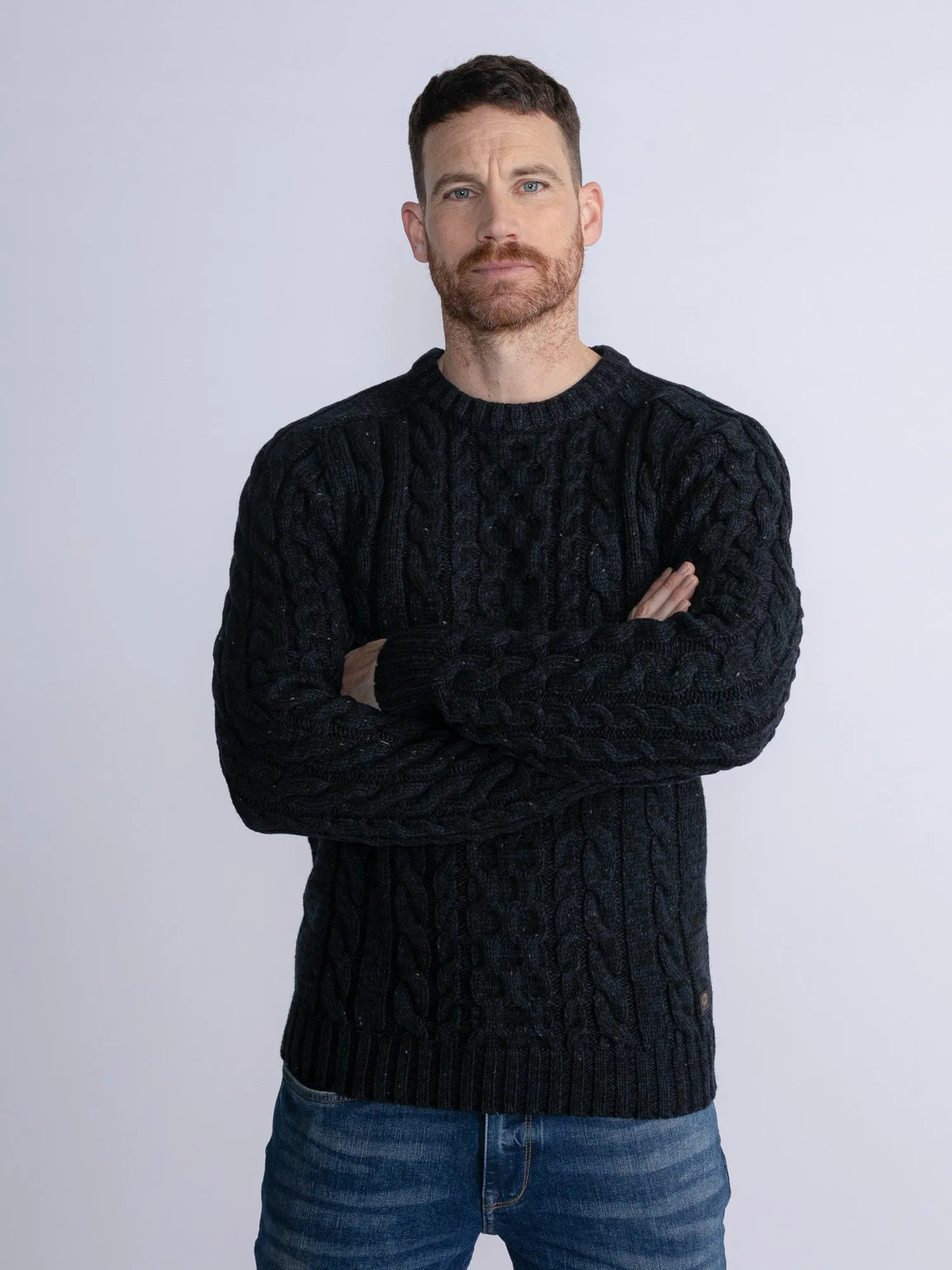 Cable-Knit Pullover Grayslake