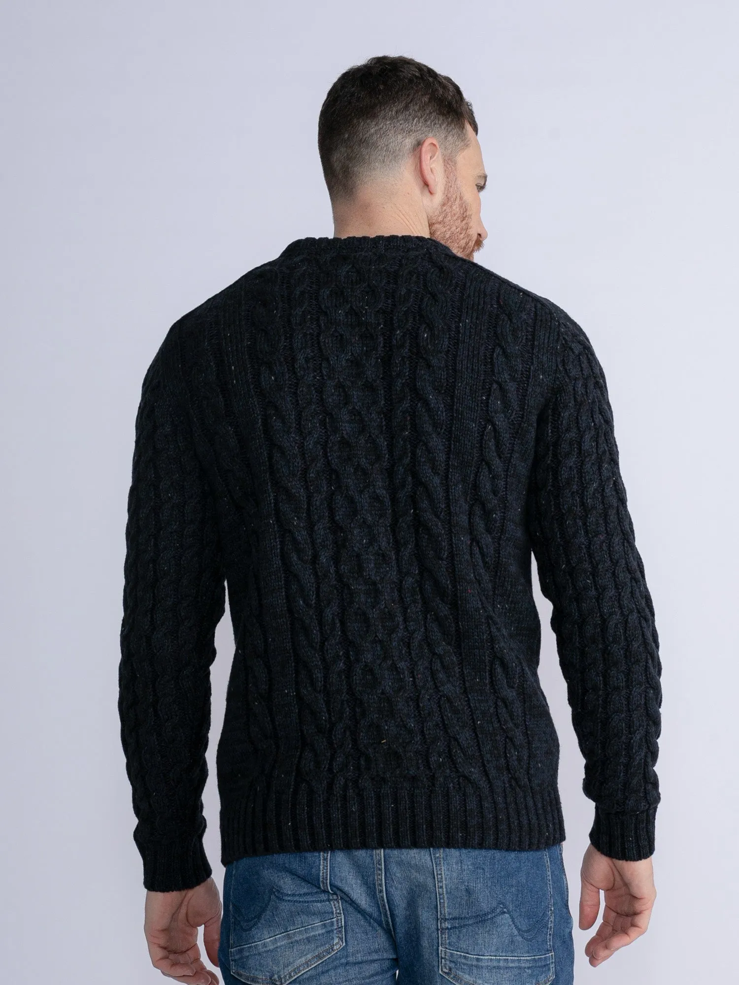 Cable-Knit Pullover Grayslake