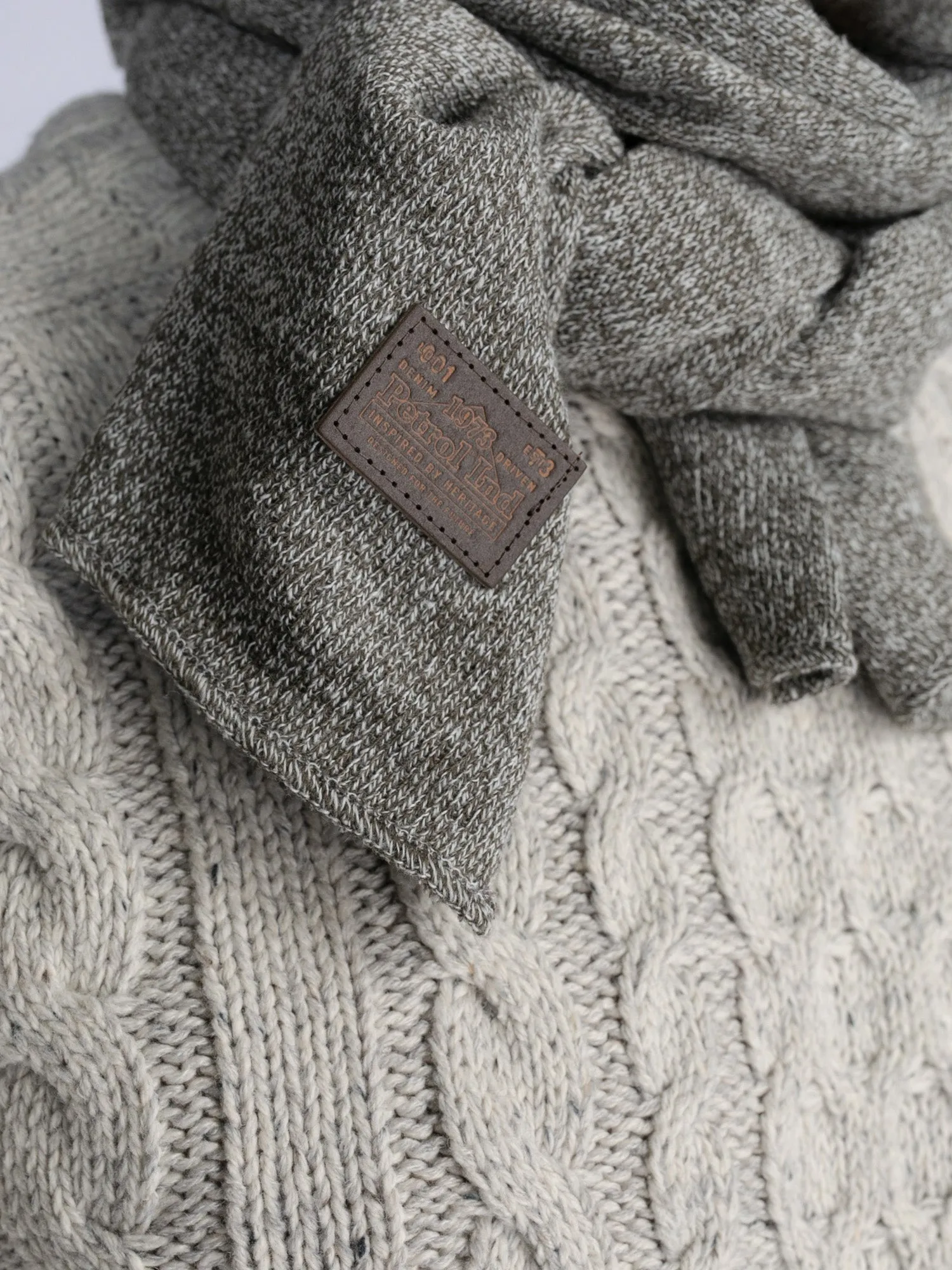 Cable-Knit Pullover Grayslake