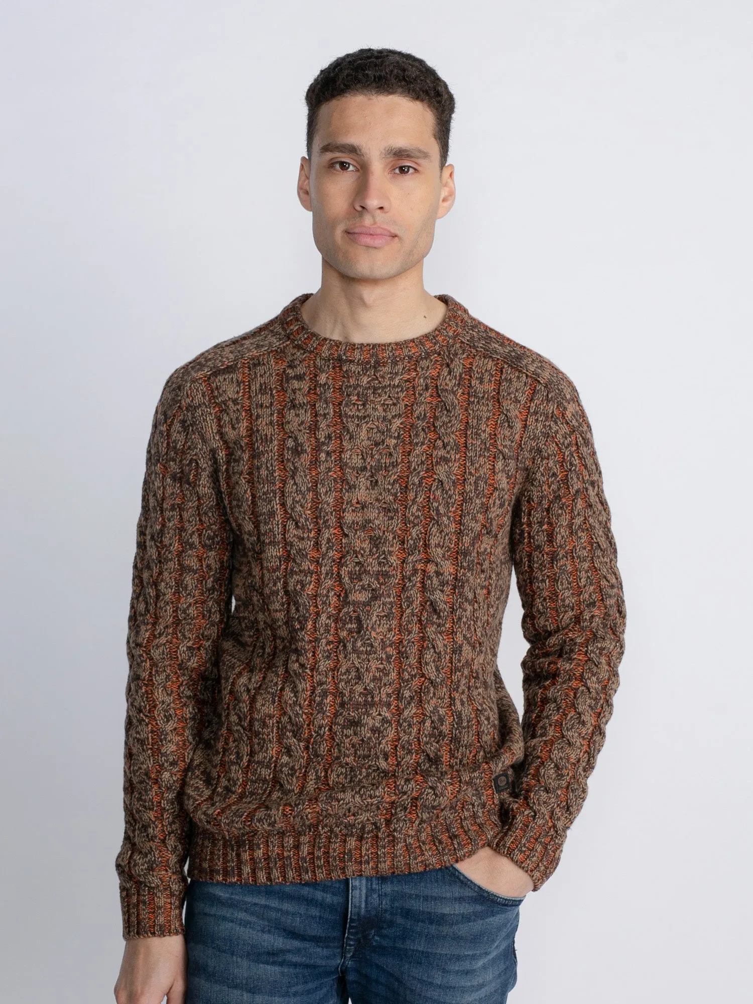 Cable-Knit Pullover Grayslake