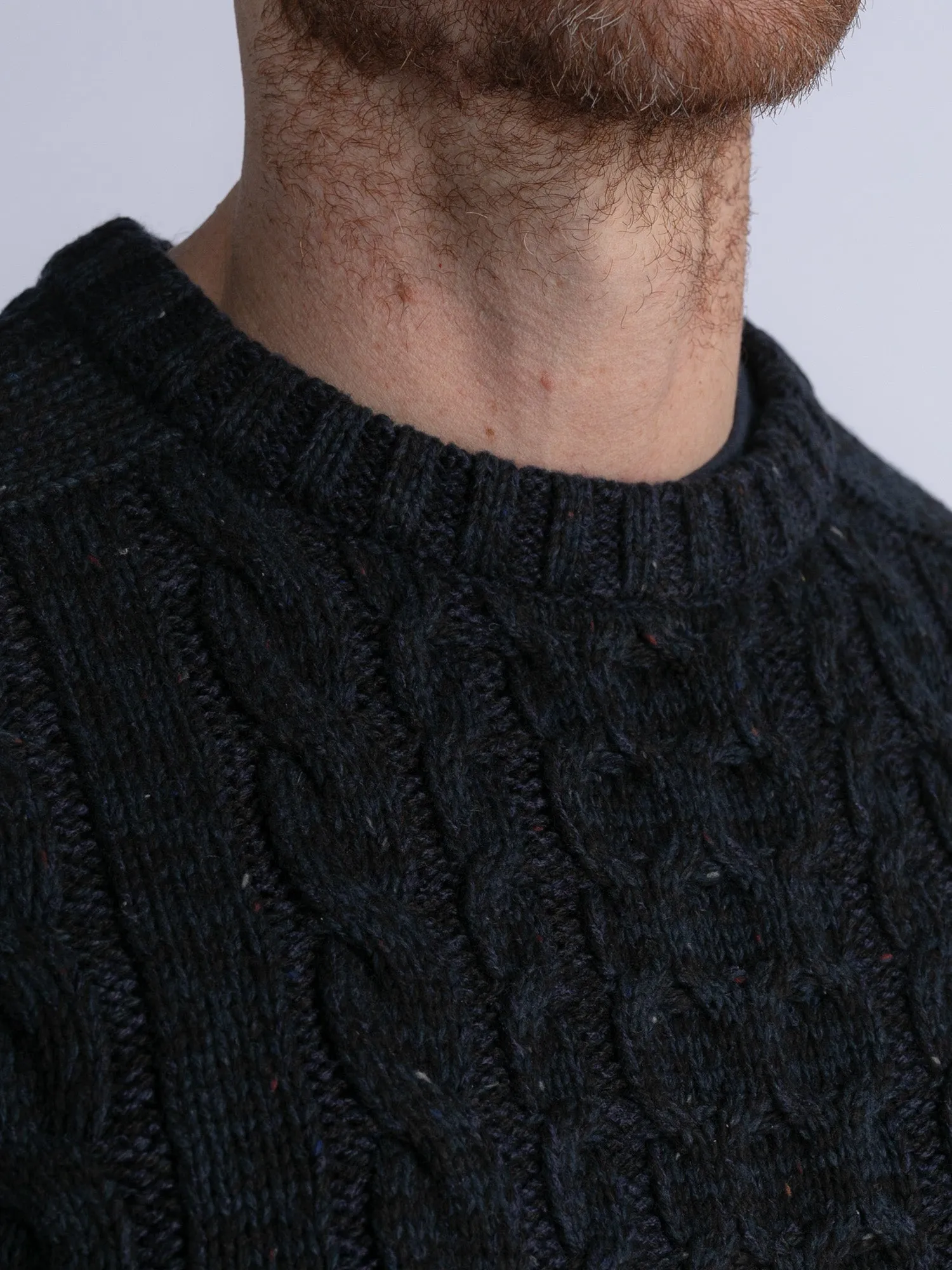 Cable-Knit Pullover Grayslake