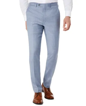 Calvin Klein Mens Skinny fit Dress Pants 30 / 30 Light Blue Solid Stretch