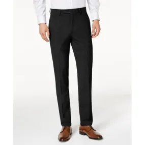 Calvin Klein Mens Skinny fit Dress Pants 31 / 32 Black Solid Stretch