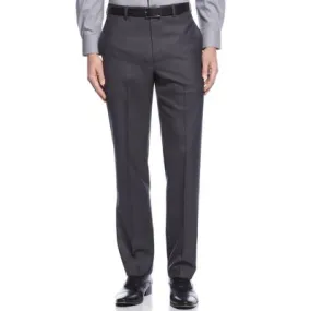 Calvin Klein Mens Slim fit Dress Pants 35 / 30 Grey Solid