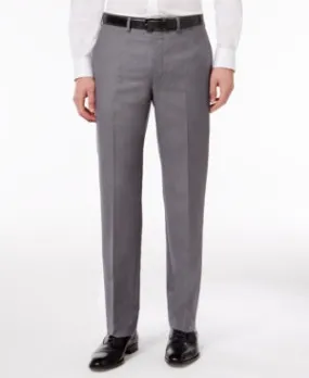 Calvin Klein Mens Slim fit Dress Pants Pants 36 / 30 Mid Grey Stretch