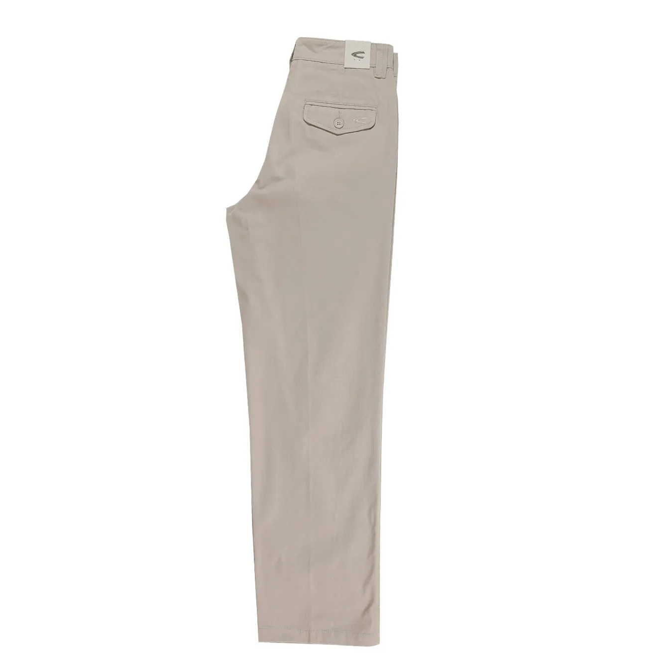camel active Men Pleated Chino Trousers in Regular Fit  with 5 Pockets in 2 Colours Solid Cotton Twill 9-300Y21NA0847