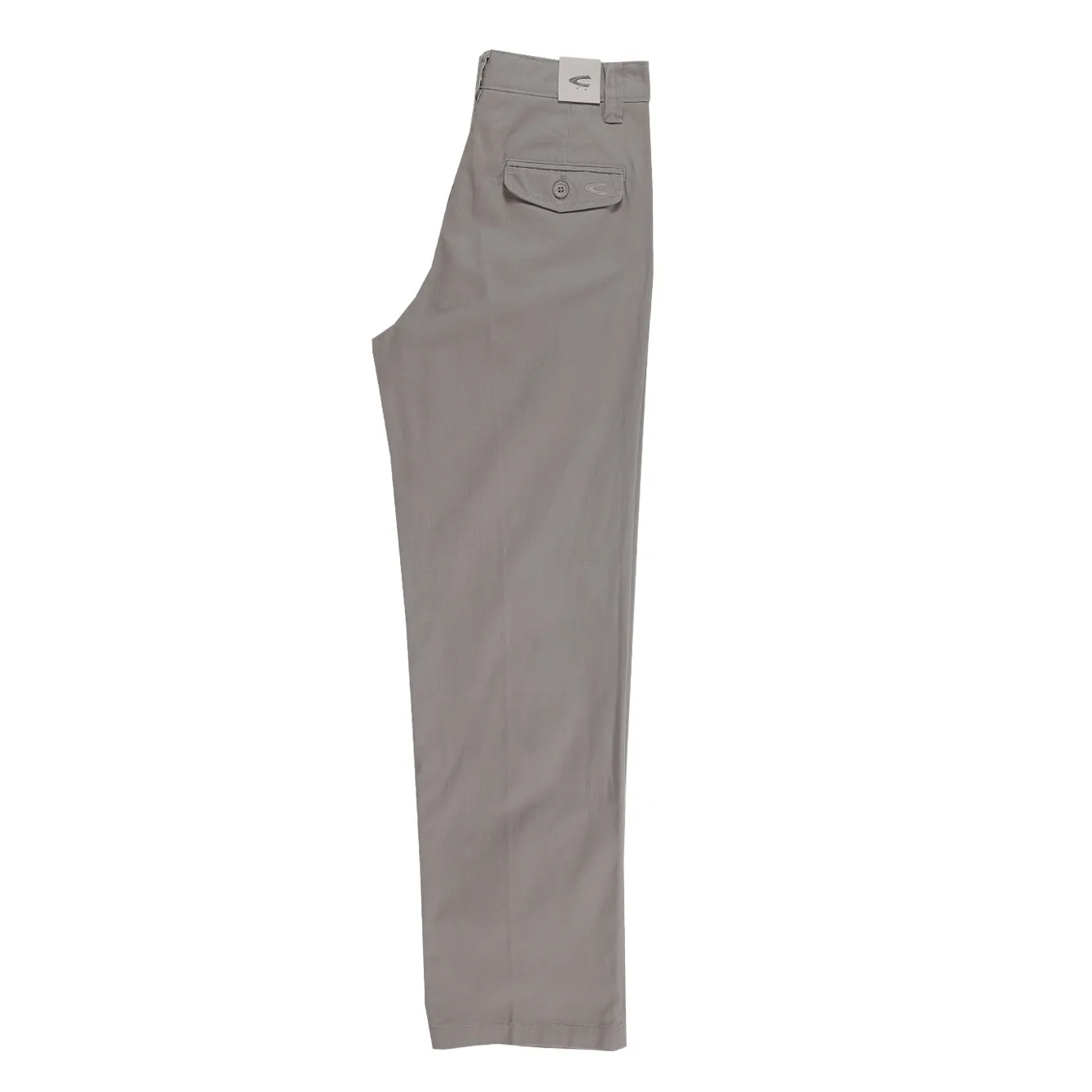 camel active Men Pleated Chino Trousers in Regular Fit  with 5 Pockets in 2 Colours Solid Cotton Twill 9-300Y21NA0847