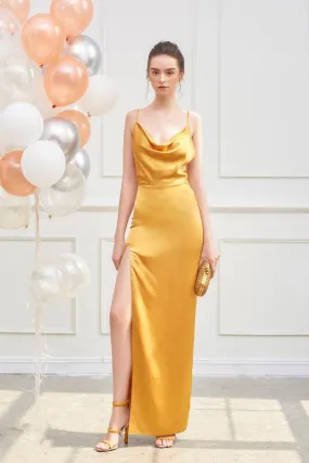 Canary Silk Dress