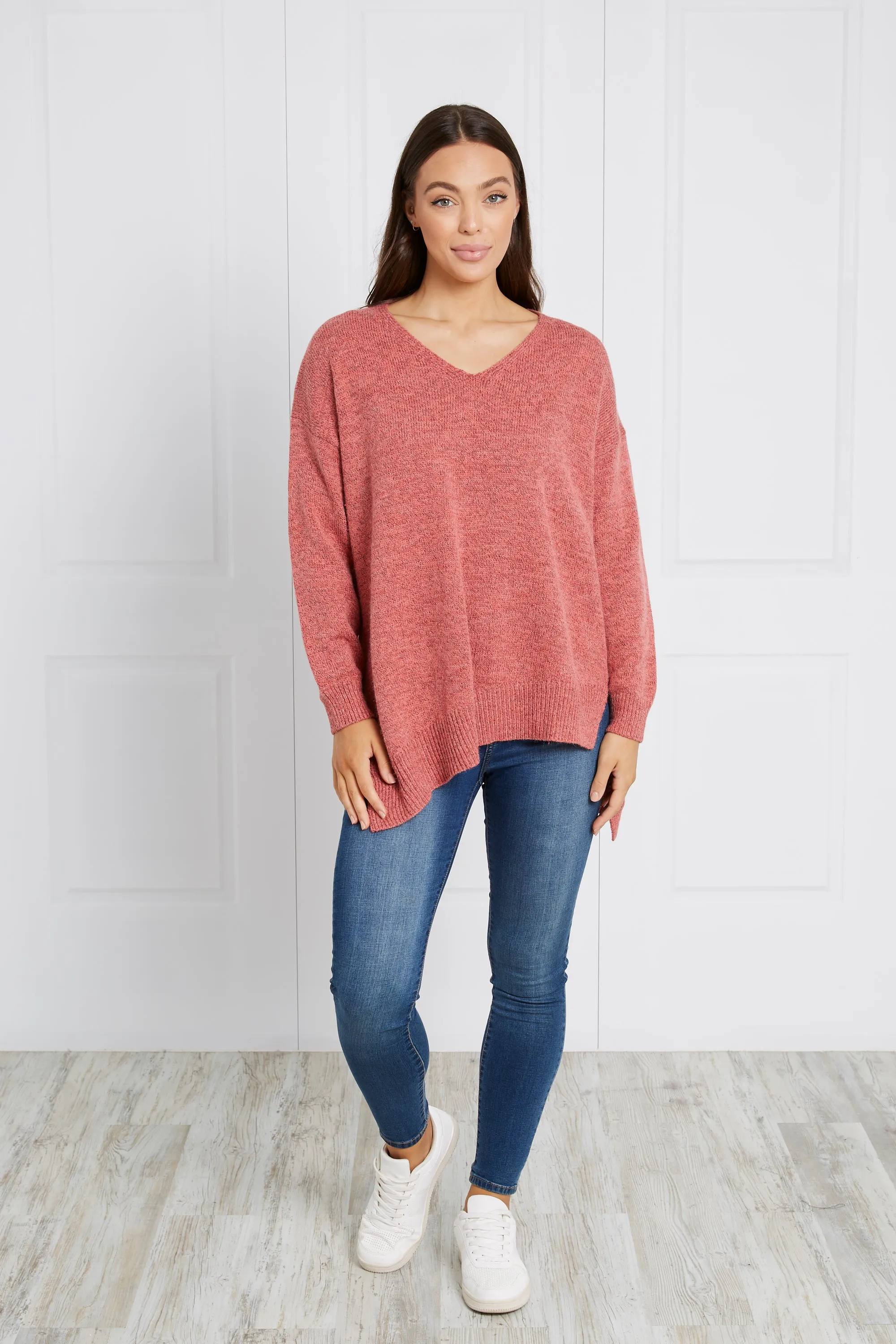 Caroline Morgan Asymetrical Hem Knit