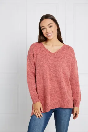 Caroline Morgan Asymetrical Hem Knit