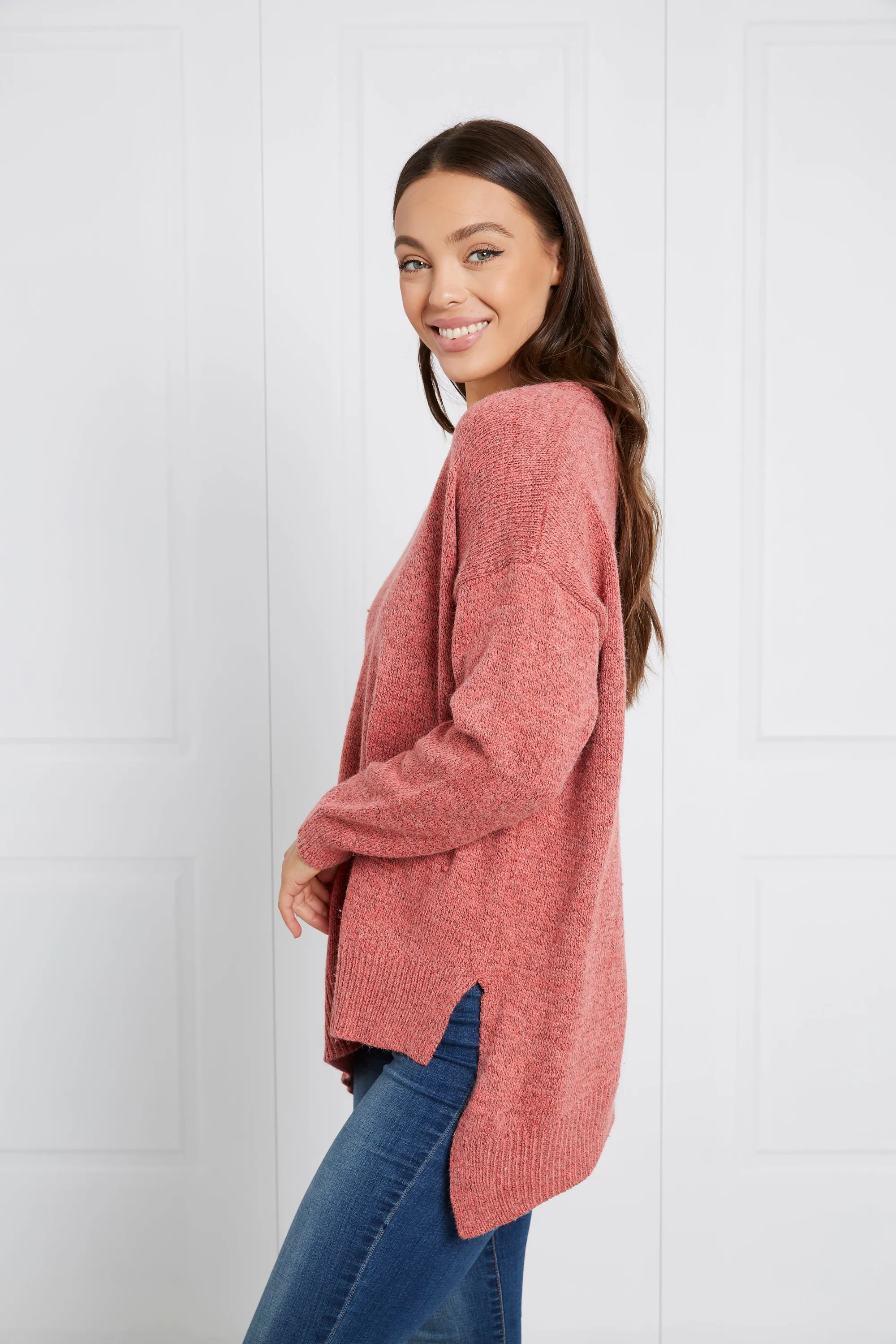 Caroline Morgan Asymetrical Hem Knit