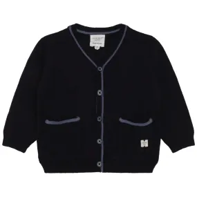 Carrement Beau Navy Knitted Cardigan