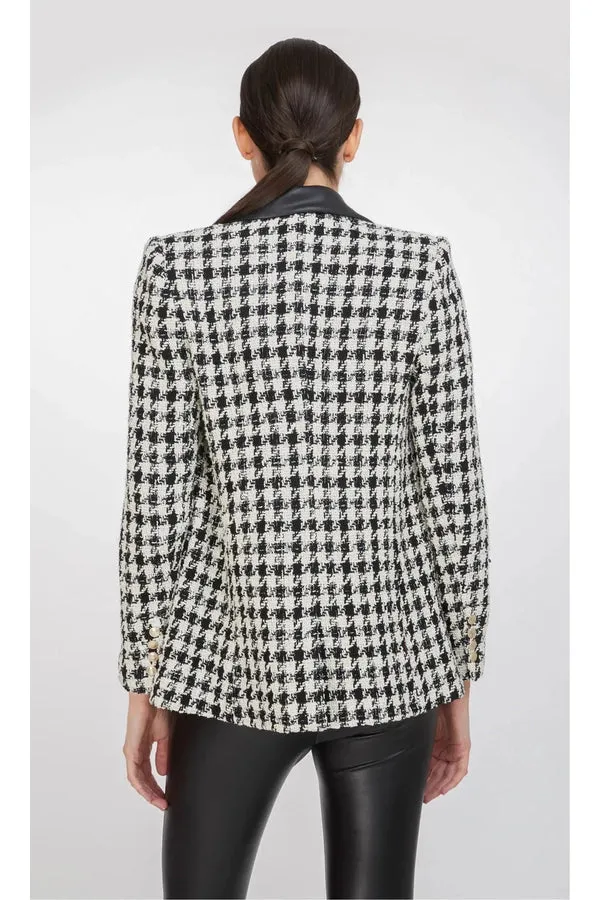 Cassidy Houndstooth Blazer