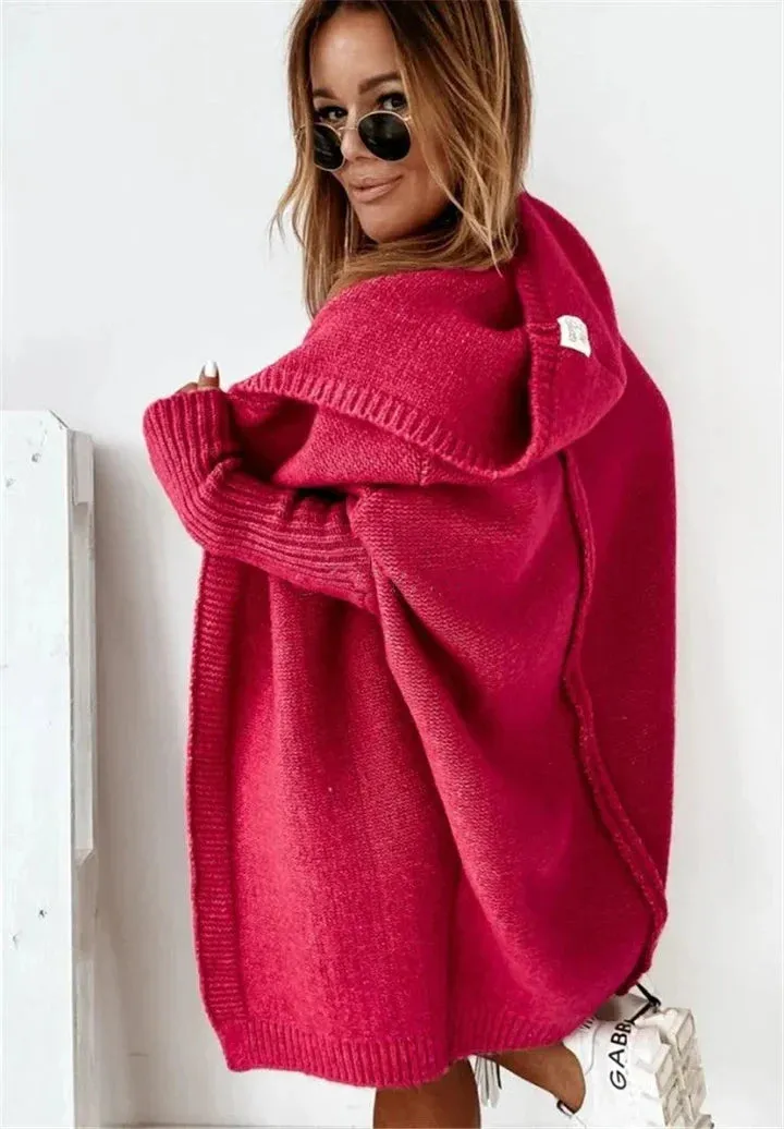 Caudalie Cardigan | Super zachte gebreid vestjasje met zakken en capuchon voor dames